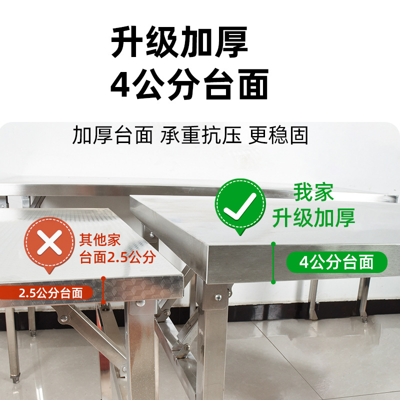 Stainless steel folding table  - Commercial Kitchen Rental 评论和价格