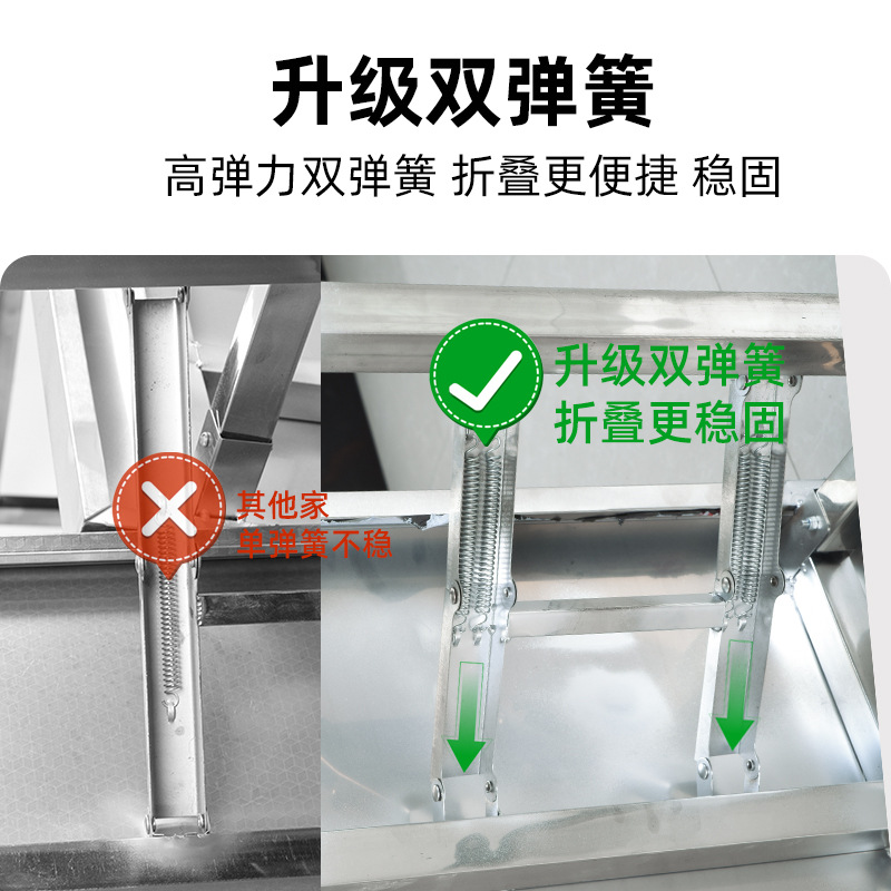 Stainless steel folding table  - Commercial Kitchen Rental 评论和价格