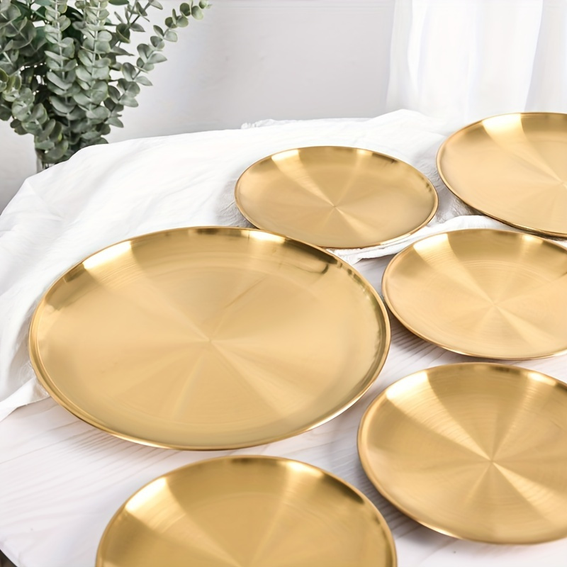 2pcs, Golden Pizza Plates, Sta - Pizza Conveyor Oven 评论和价格
