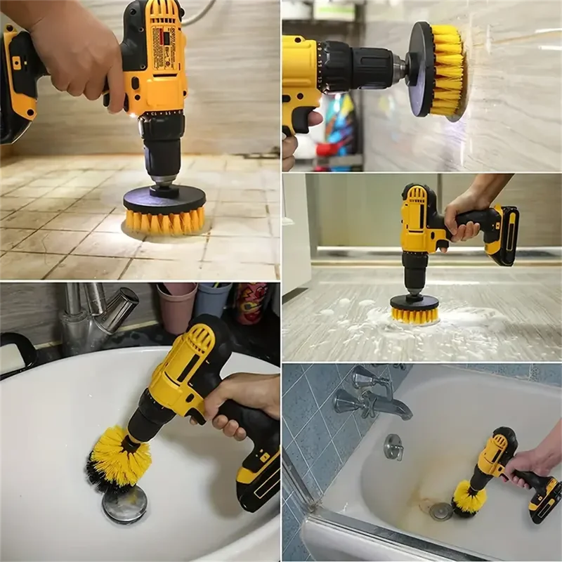 3 pcs/set drill brush set powe - Commercial Kitchen Tiles 评论和价格