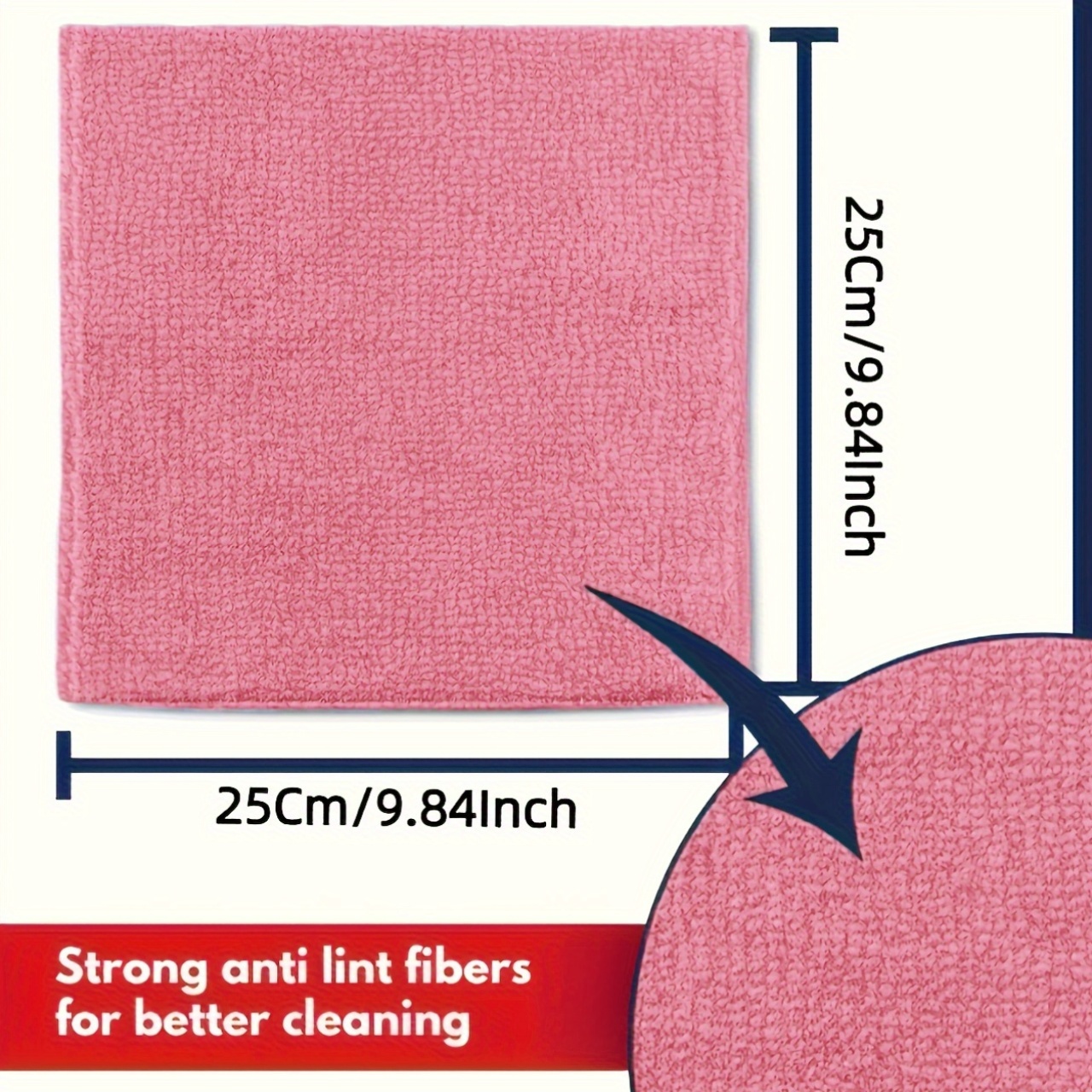 1-50Pcs Light Pink Microfiber  - Commercial Kitchen Tap 评论和价格