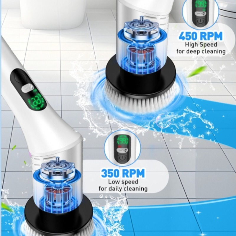 Electric Spin Scrubber 9 in 1  - Commercial Kitchen Tiles 评论和价格