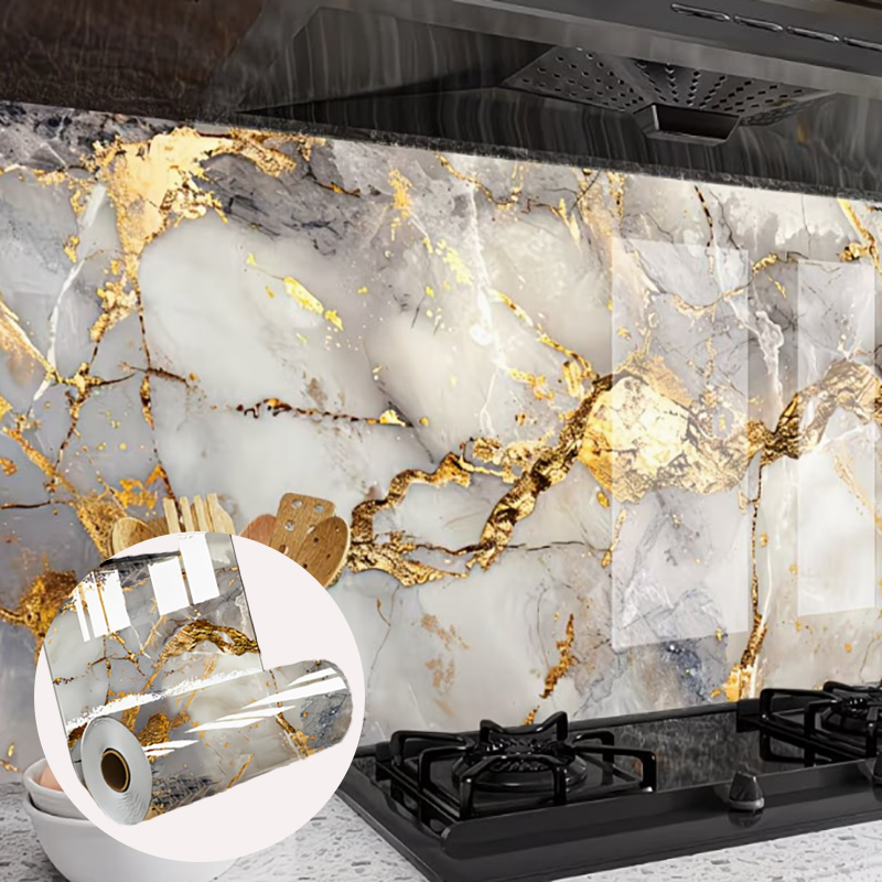 Kitchen Cabinet Sticker And Oi - Commercial Kitchen Tiles 评论和价格